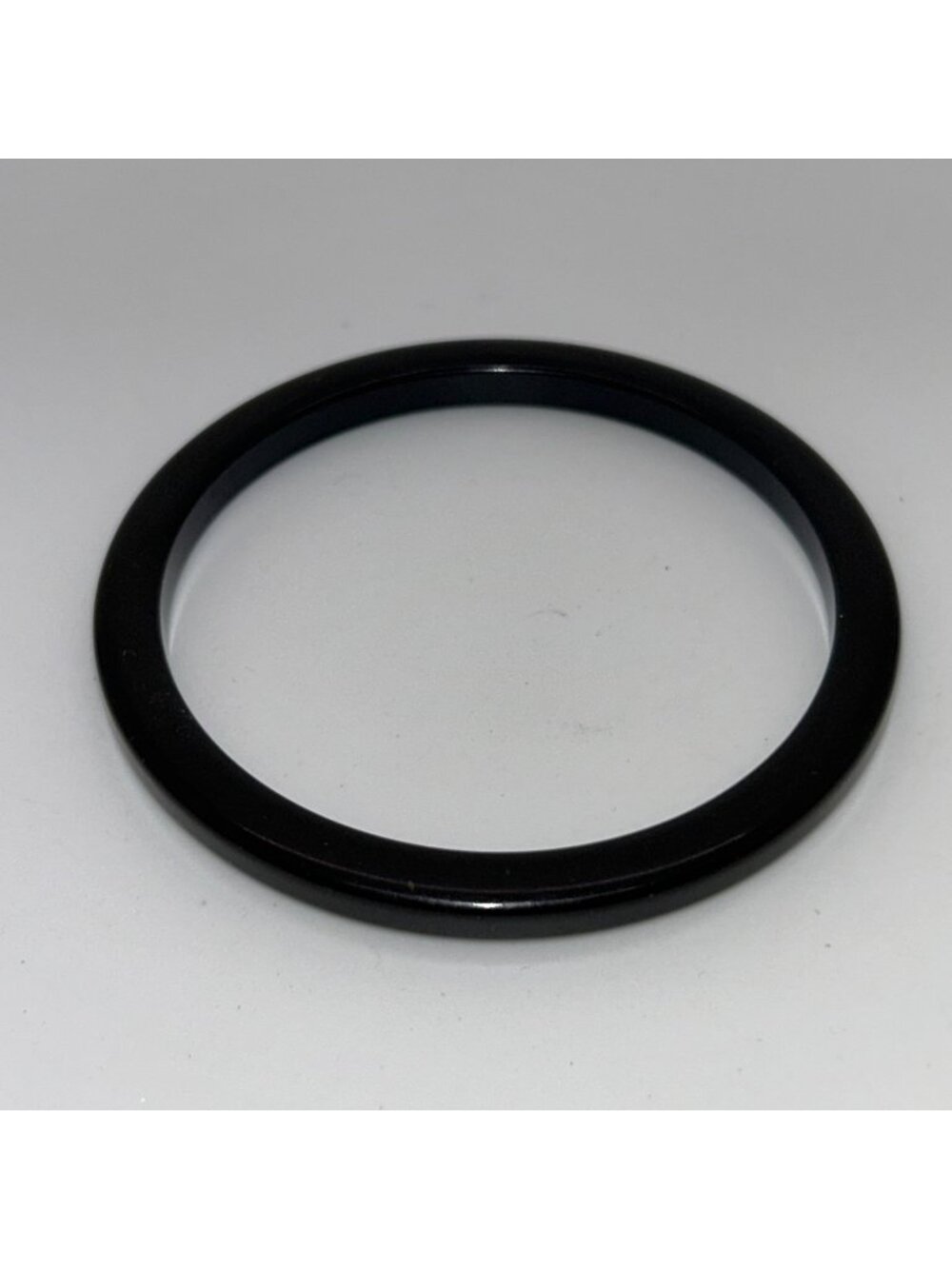 Vintage Art Deco Black Bakelite Bangle Bracelet Spacer Stacker Retro 1930s-1940s